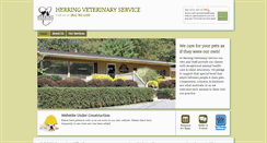 Desktop Screenshot of herringveterinaryservice.com